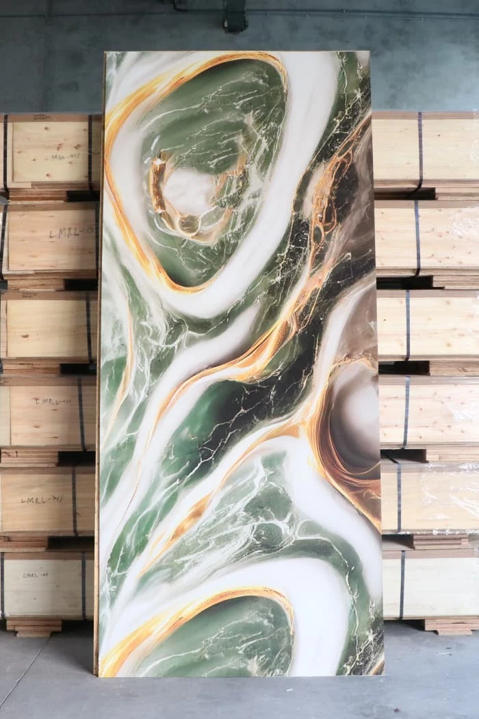 Modern High Glossy PVC Decorative Wall Panel factory