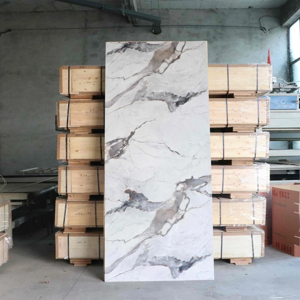 Modern White Marble Slab Decorative PVC Wall Panels price